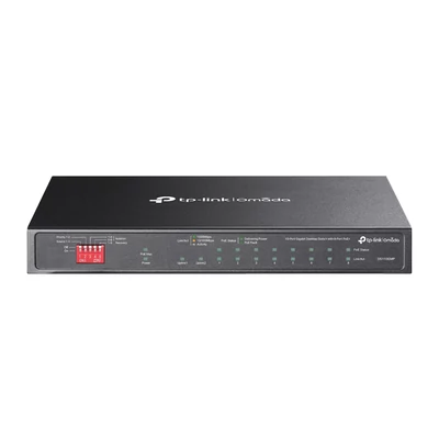 Omada 10-Port Gb Unmanaged Desktop Switch with 8-Port PoE+