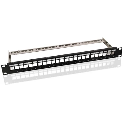 Patch panel 24 port FTP  moduláris üres 95743