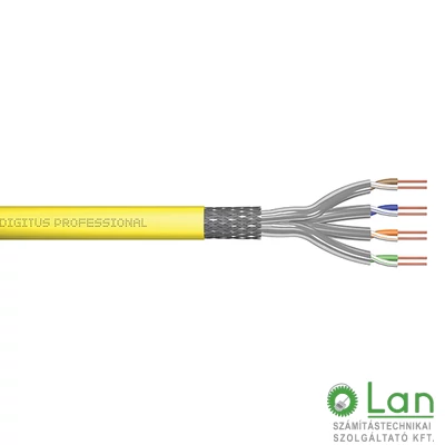 Cat7A  falkábel LSOH/3 1500Mhz Digitus AWG22/1   SFTP1000m/drum