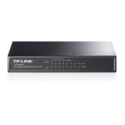 TP-LINK 8 port 10/100/1000 asztali switch , nem menedzselt 4POE