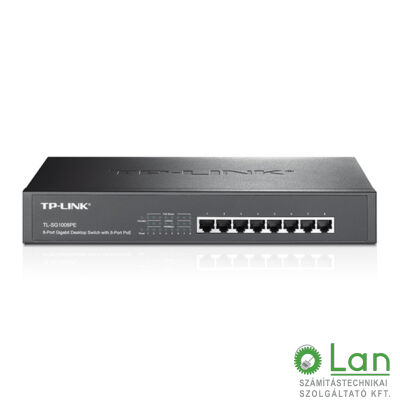 TP-LINK 8 port Gigabit POE+ Switch PerPOE for all 8 ports