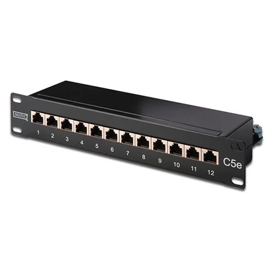 Mini Patch panel 12 port FTP Cat5 10" DN-91512-S
