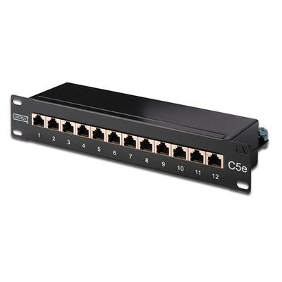 Mini Patch panel 12 port FTP Cat5 10" DN-91512-S