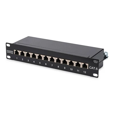 Mini Patch panel 12 port FTP Cat6 10" DN-91612S