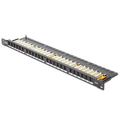 Patch panel 24 port C6  0.5 UNIT DN-91624U-SL-SH