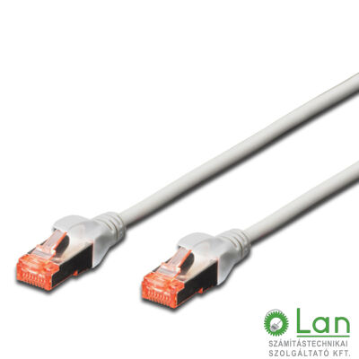 S/FTP Cat6 patch kábel 1 m, HF köpeny DK-1644-010