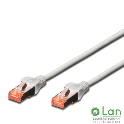 S/FTP Cat6 patch kábel 3 m, HF köpeny DK-1644-030