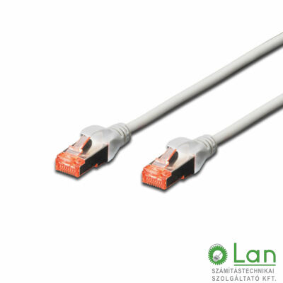 S/FTP Cat6 patch kábel 5 m, HF köpeny DK-1644-050