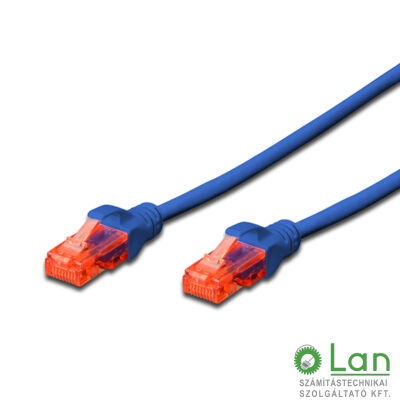 UTP Cat6 patch kábel 1 m, kék DK-1617-010/B