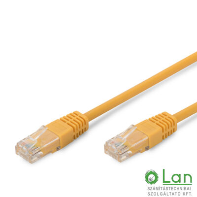 UTP Cat5 patch kábel 2 m, sárga D-1512-020/Y