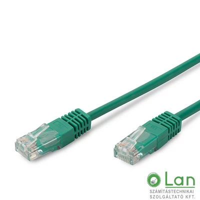 UTP Cat5 patch kábel 2 m, zöld DK-1512-020/G