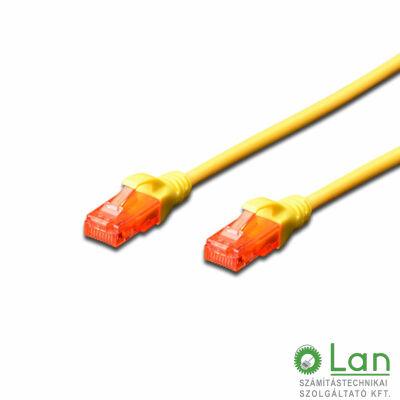 UTP Cat6 patch kábel 2 m, sárga DK-1617-020/Y
