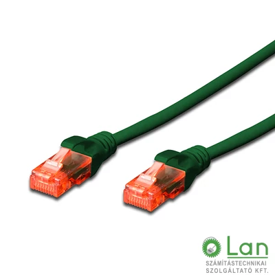 UTP Cat6 patch kábel 2 m zöld DK-1617-020/G