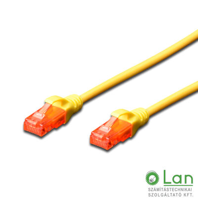 UTP Cat6 patch kábel 3 m sárga DK-1617-030/Y