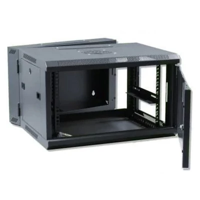 9U fali rack szekrény 600x600 kétrészes