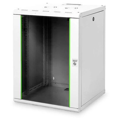 16U fali rackszekrény 600x600 UNIQUE DN-19 16U-6/6